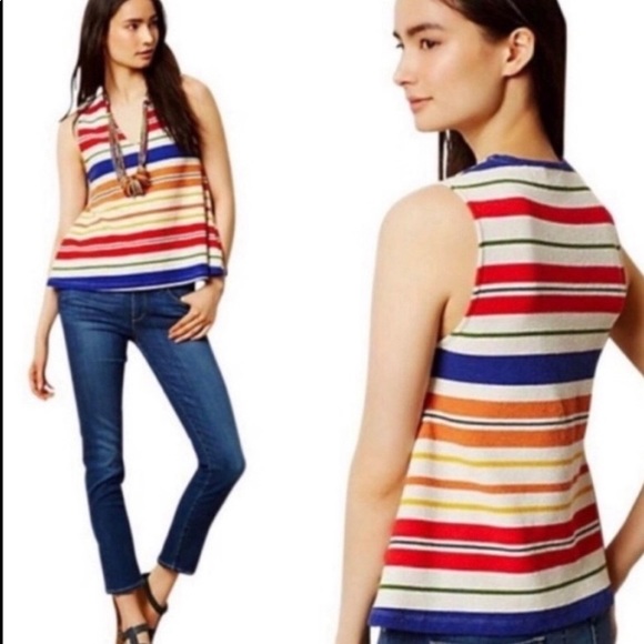 Anthropologie Tops - Anthropologie Postmark Monterey Swing Tank.